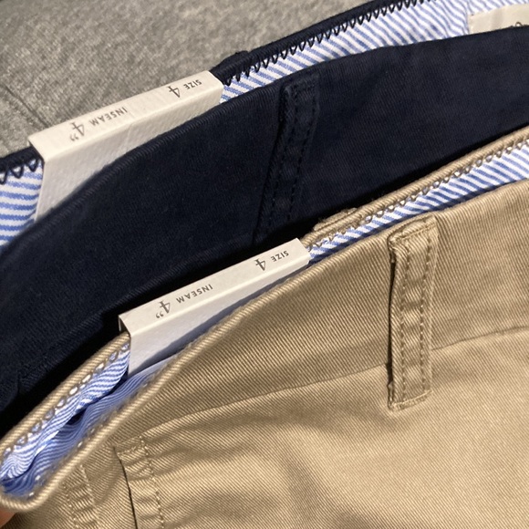 NWT Bundle 2 Shorts— J.Crew Chino Shorts 4in Navy and Khaki Size 4 - Picture 8 of 8